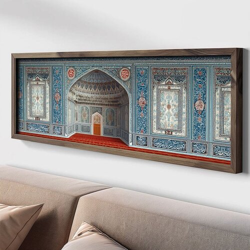 WALLXPERT LAC131-120 Multicolor Decorative Framed MDF Painting Cene
