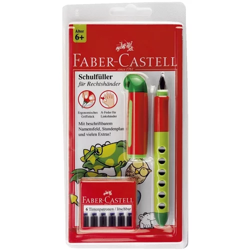 Faber-castell Nalivno pero z vložki Faber-Castell z ergonomskim oprijemom za desničarje ()
