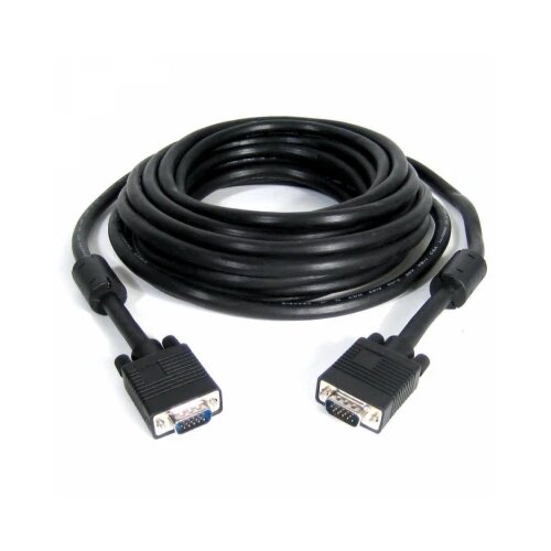E-green kabl vga d-sub m/m 15m hq sa feritima crni Cene