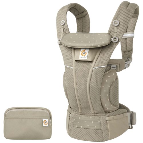 Ergobaby sling - nosiljka, traka Aura Aura marama Sustainable Knit &ndash; Olive Diamonds olive diamonds WLAOLVDIA Cijene