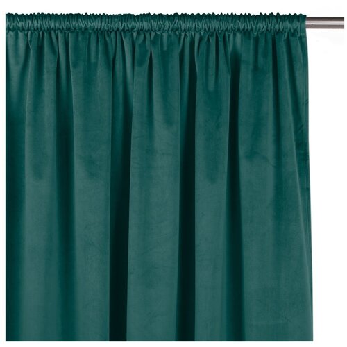 Filumi Modrozelena žametna zavesa za delno zatemnitev 400x225 cm Velto &amp;ndash; Slike