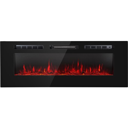Klarstein Galeras, električni zidni i ugradbeni kamin, 1800 W, LED, 3 boje, timer Cijene