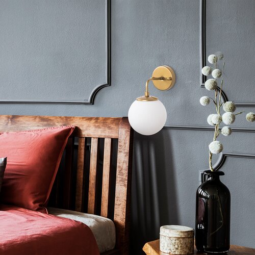 Opviq horn - 12215 Gold Wall Lamp Slike