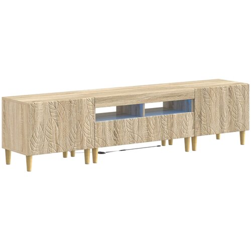  5-dijelni LED TV ormarić Hrast sonoma Konstruirano drvo Cene