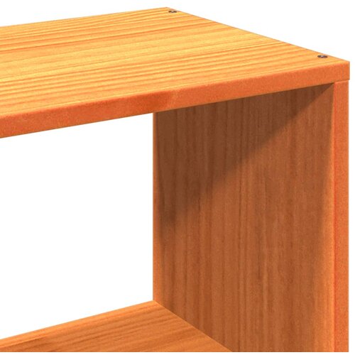  Krevet s regalom za knjige bez madraca 75 x 190 cm od borovine Slike