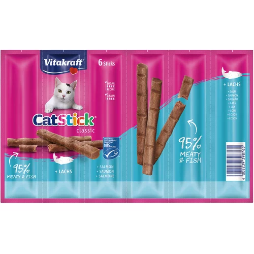 Vitakraft Cat Stick Classic - Varčno pakiranje: losos (12 x 6 g )