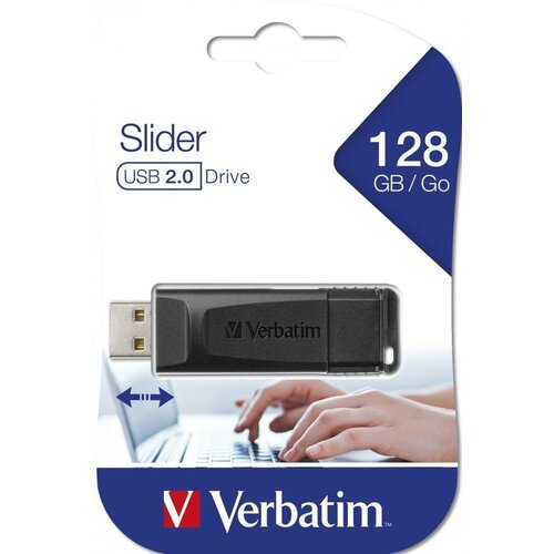 Verbatim Slider USB 128GB (49328) Cene