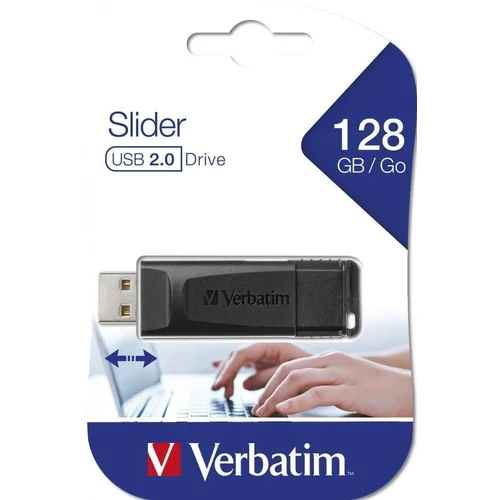 Verbatim USB Stick 64 GB Slider Crna 49328 USB 2.0