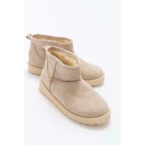 LuviShoes East Beige Women's Boots