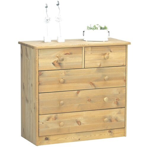 Tvilum Visoka komoda od borovine 78x73 cm Mario - Slike