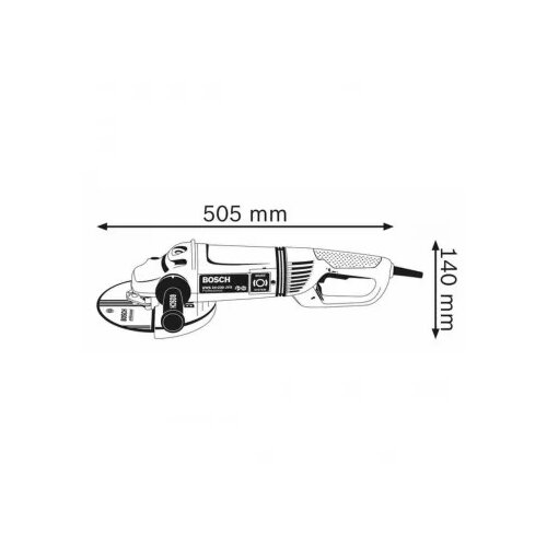 Bosch ugaona kutna brusilica GWS 24-230 JVX Professional Slike