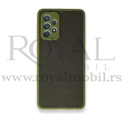  futrola pvc matte za samsung A205/A305 galaxy A20/A30 sivo/zelena --C168 Slike
