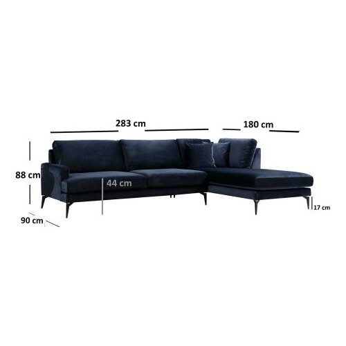 Atelier Del Sofa ugaona sofa Papira Ugaona desna (L3+Chl) - Slike