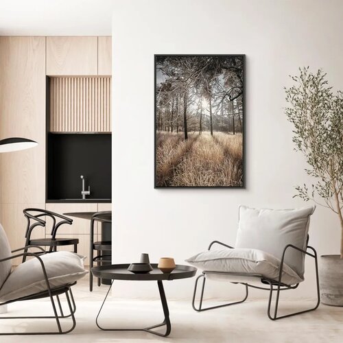  Slika - Straight Into Love (1 Part) Vertical 40x60 U crnom drvenom okviru Slike