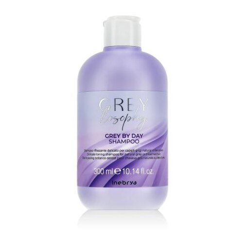 Inebrya GREYlosophy Grey By Day Shampoo 300 ml &amp;scaron;ampon sivi lasje pobeljeni lasje unisex Slike