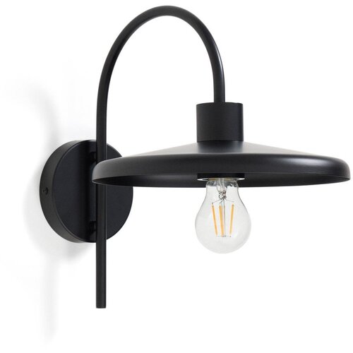 Kave Home Crna zidna lampa ø 27 cm Nuvira – Cene