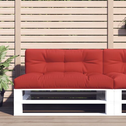  Jastuk za palete crveni 120 x 40 x 12 cm od tkanine Cene