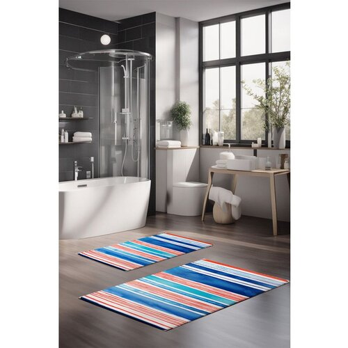  CT-5293 multicolor bathmat set (2 pieces) Cene