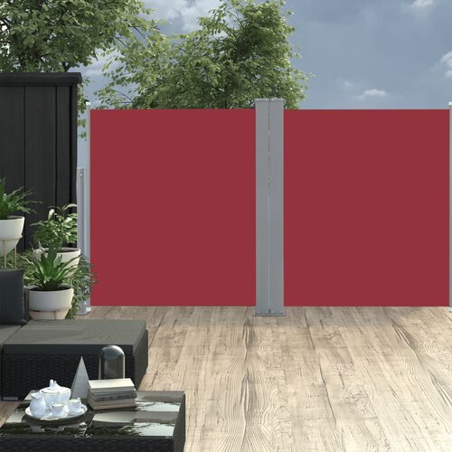 vidaXL uvlačiva bočna tenda 170 x 600 cm crvena Cene