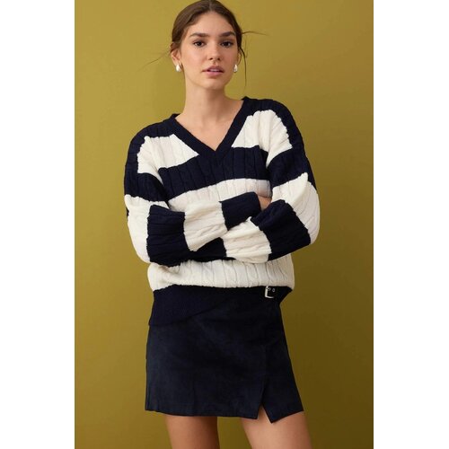 TRENDYOLMILLA ženski duks Twoaw26Kz00199, tamnoplava-bleu Cene