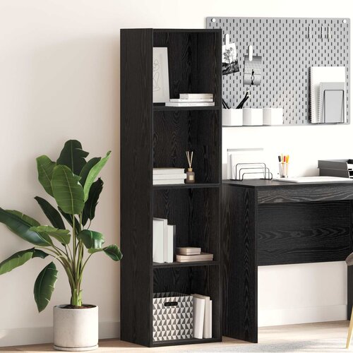  Polica Crni hrast 40 x 30 x 152 cm Konstruirano drvo Cijene