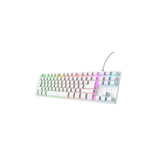 Trust GXT833 THADO tastatura, žičana, bijela, TKL, gaming Cijene