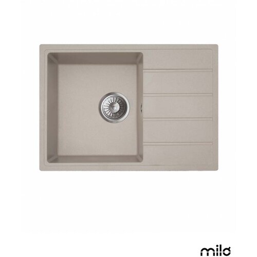Milo Granitna sudopera Metro 62x44cm Pure sand ø90 Cene