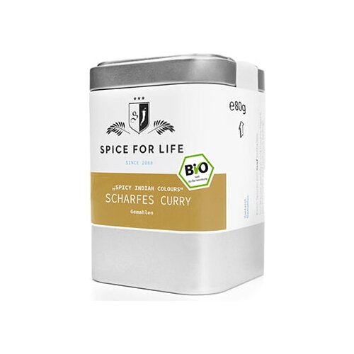 Spice for Life Bio Curry Spicy - začinjene indijske barve Slike