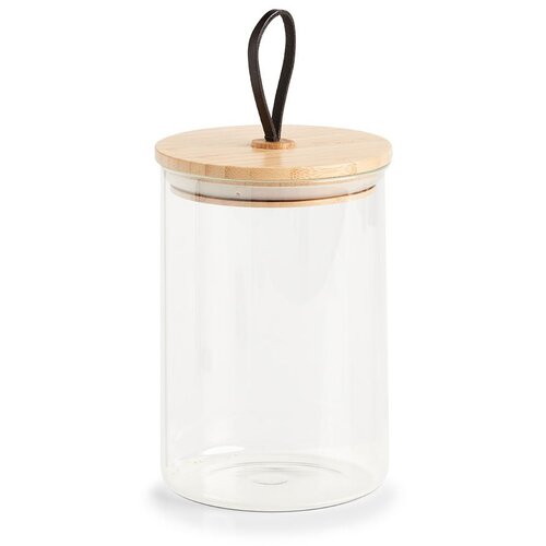 ZELLER Staklenka s poklopcem od bambusa, 1100 ml, &Oslash; 11,2 x 16,3 cm Cijene
