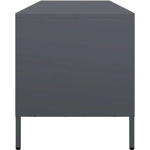  TV ormarić antracit 135 x 39 x 43,5 cm hladno valjani čelik Antracitno siva Slike