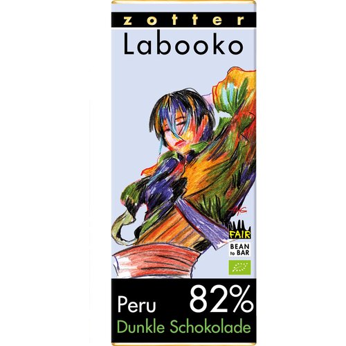 BIO čokolada Labooko - &amp;quot;Peru 82%&amp;quot; - 70 g Slike
