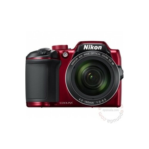 Nikon Coolpix B500 crveni digitalni fotoaparat Slike