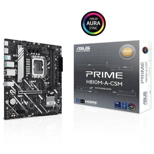 Asus MB PRIME H810M-A-CSM LGA1851, 2x DDR5, 6x USB, DP, HDMI, 2x M.2, mATX Cijene