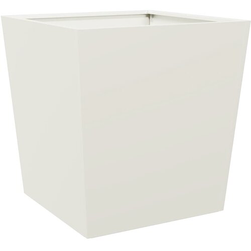 VidaXL Vrtne sadilice 2 kom bijele 50 x 50 x 50 cm čelične Slike