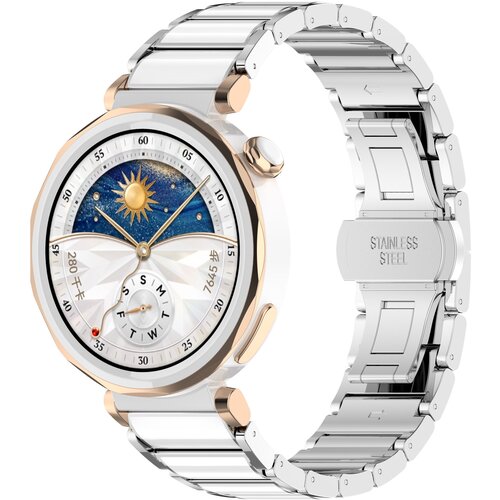 INF Keramični pa&scaron;ček za Huawei GT5 & GT5 Pro - 18 mm univerzalni Silver, (5000079139) Cene