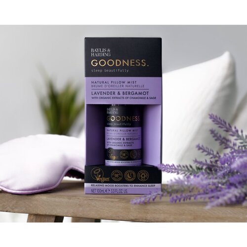 Baylis &amp;amp; Harding Goodness Sleep Beautifully meglica za miren spanec Lavender &amp;amp; Bergamot 100 ml Slike