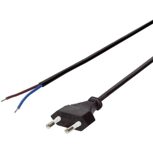 Logilink tok priključni kabel [1x evropski mo&scaron;ki konektor - 1x prosti konec] 1.50 m črna, (20415063) Cene