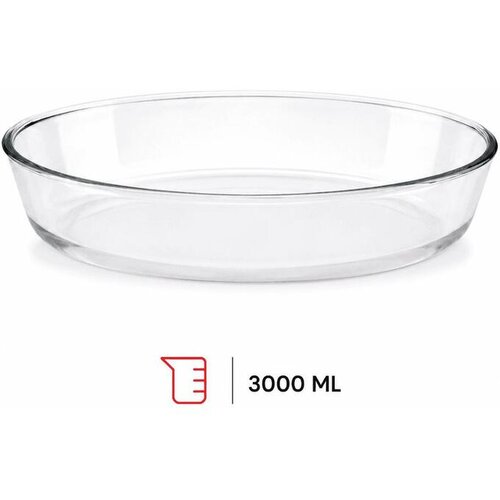  Stakleni vatrostalni pekač, ovalni, 3000 ml Slike