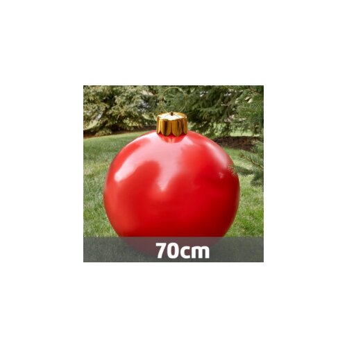 Ornamento novogodišnja velika kugla 70cm - crvena Slike