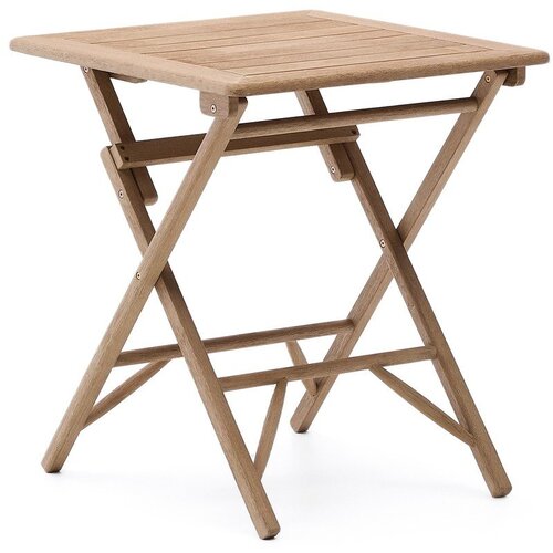 Kave Home Vrtni stol od masivnog bagrema 66x66 cm Dandara &ndash; Cijene