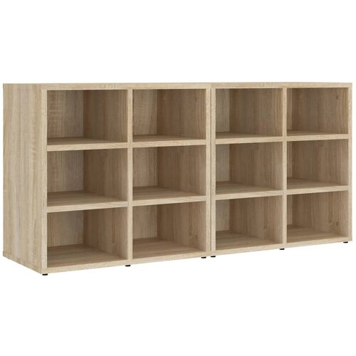 Maison Chic Omarica za obutev - Kopa za čevlje 2 kosa sonoma hrast 52,5x30x50 cm, (21777653) Slike