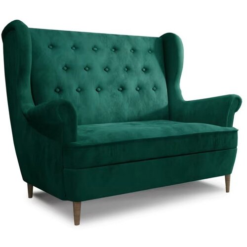 ELTAP Tamno zelena baršunasti sofa 150 cm Aros – Cijene