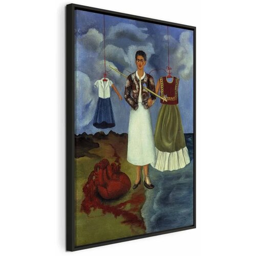  Slika - Frida Kahlo – Memory (The Heart) 80x120 U crnom drvenom okviru Cene