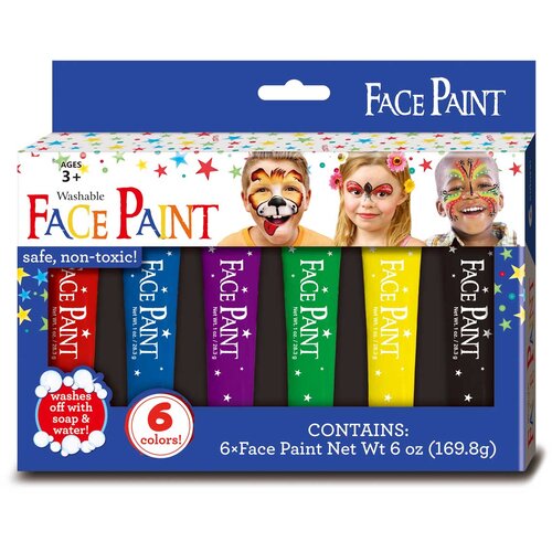  Face Painting Set 6 Colors Cene