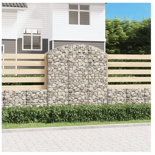  Gabionska ko&scaron;ara s lukom 150x50x160/180 cm pocinčano željezo Cijene