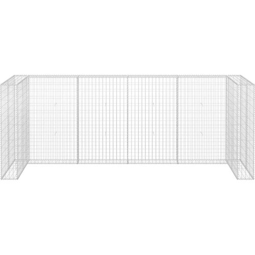 VidaXL gabionski zid za kante od pocinčanog čelika 320 x 100 x 120 cm Slike