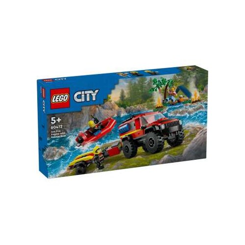 Lego CITY 4X4 FIRE TRUCK WITH RESCUE B.. Slike