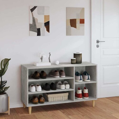  za cipele boja betona 102x36x60 cm konstruirano drvo Slike