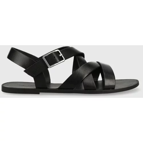 Vagabond Shoemakers Usnjeni sandali TIA 2.0 ženski, črna barva, 5531.201.20