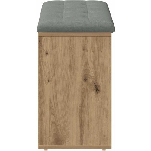  Klupa za cipele obrtnički hrast 102x32x50 cm izrađeno drvo Slike